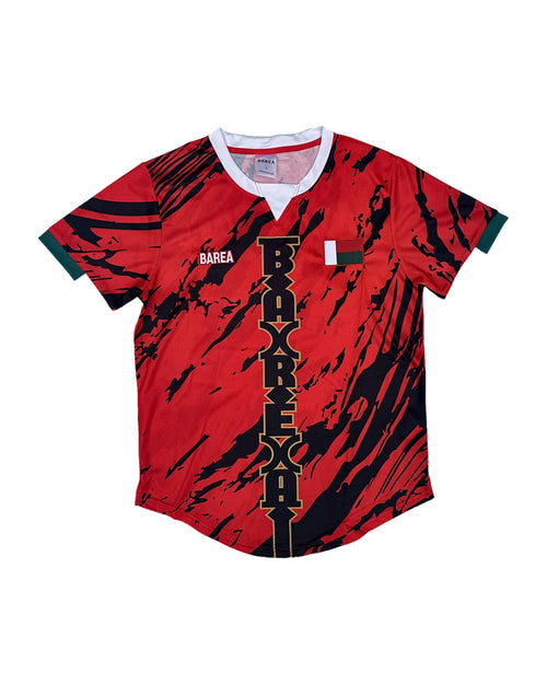 Maillot Madagascar rouge Barea – vue de face