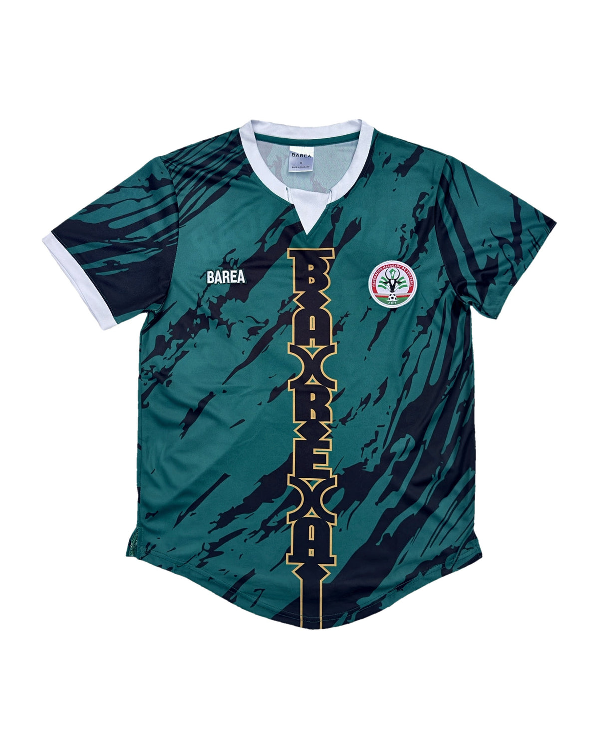 Maillot Madagascar vert Barea – vue de face